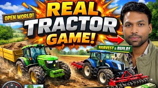 Real Farming Tractor Game 🚜 | असली खेती का मज़ा | Gameplay Hindi screenshot 1