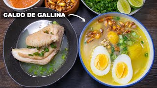 El Caldo Que Vas a Querer Comer Todo El Año! Caldo De Gallina ...