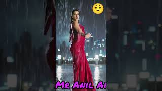 Barish Mein Jalwa Rooftop Pe Red Saree Wali Dance Queen
