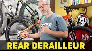 How to adjust your rear derailleur on a  mountain bike