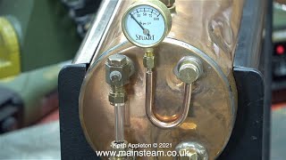 STUART 504 BOILER FITTINGS - IN THE WORKSHOP