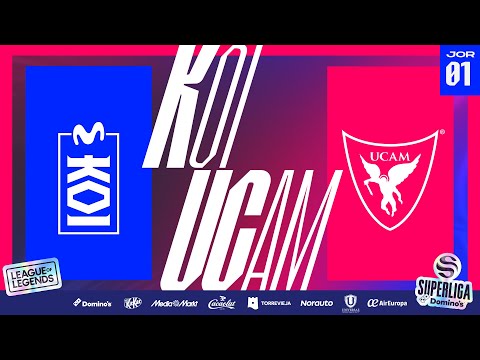 MOVISTAR KOI FENIX VS UCAM ESPORTS - J1 - FASE REGULAR - SUPERLIGA DOMINO'S - INVIERNO 2025