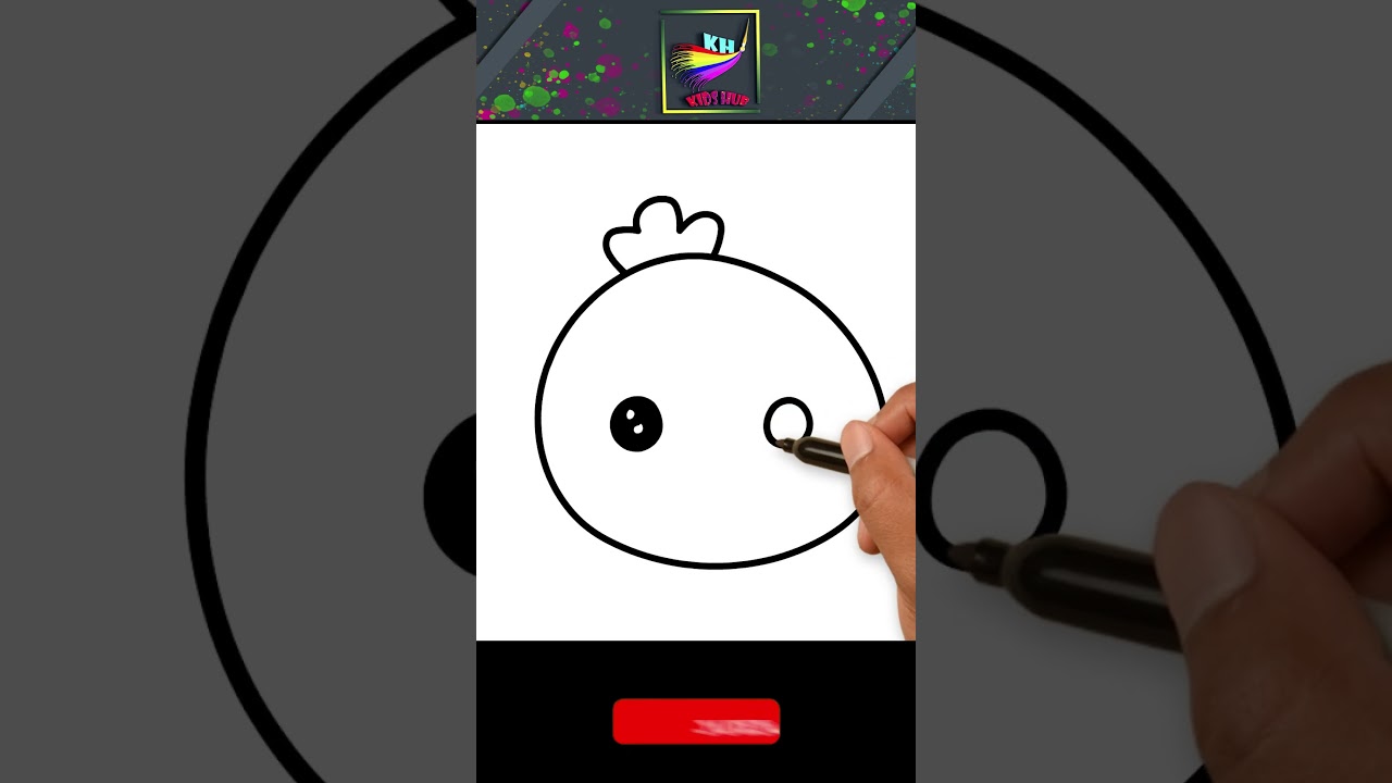 🐤🐤🐤🐤How to draw a Cute Chick Baby Face 🐤🐤🐤🐤step by step || 
