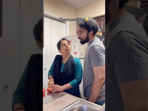 When her superpower is overthinking 😂😂 #viral #couple #comedy #funny #couplecomedy #husbandwife