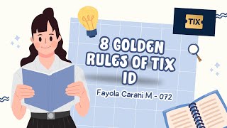 8 Golden Rules of Interface Design TIX ID screenshot 2