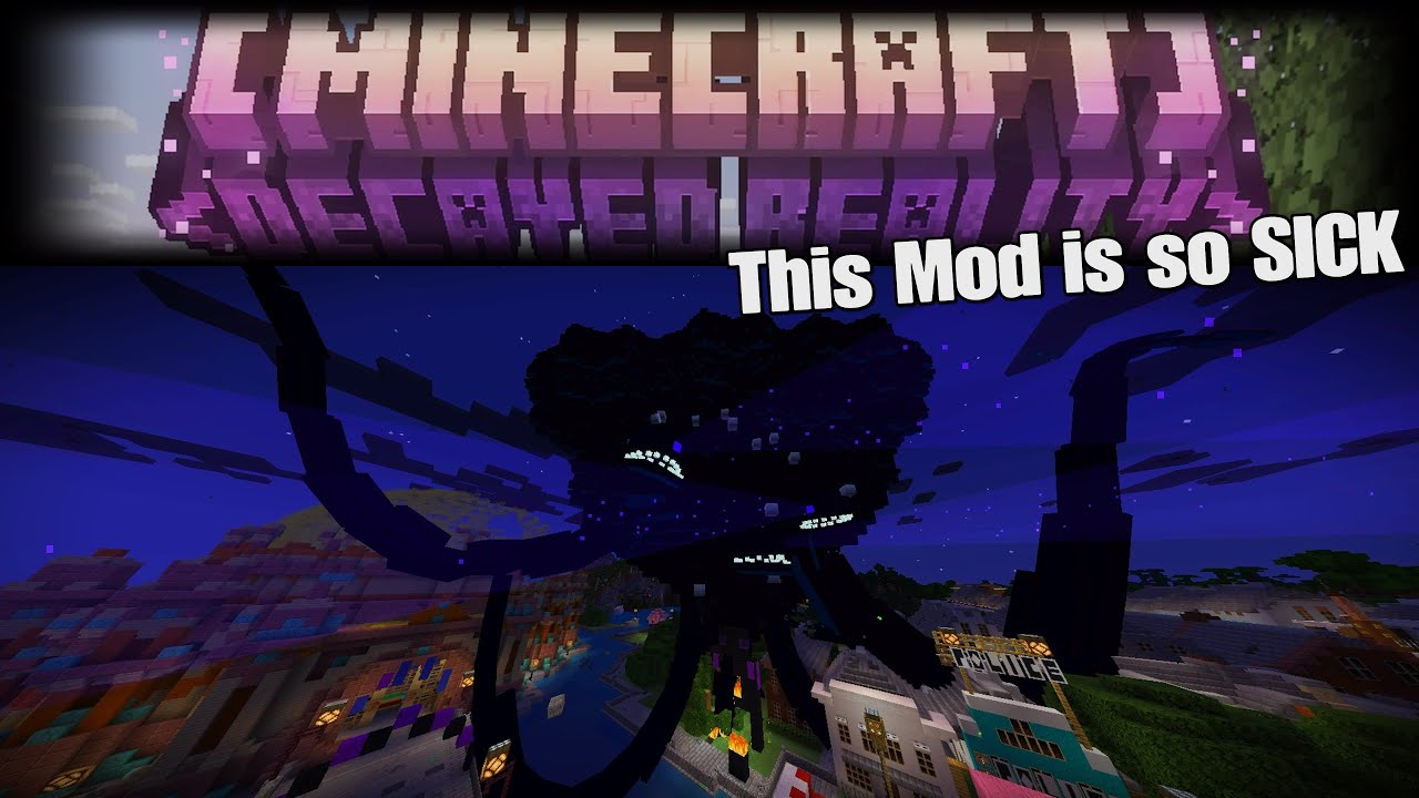 Playing the Decayed Reality V1 Mod in Minecraft Console Edition - YouTube