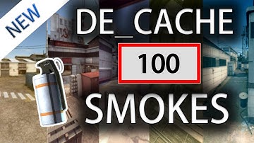 CS:GO - *OLD* Cache ALL SMOKES Tutorial (100 Smokes)