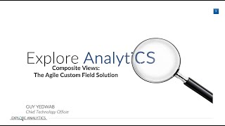 Explore Analytics Composite Views: The Agile Custom Field Solution