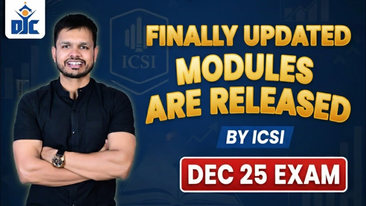 Icsi Updated Module Breaking News : New Modules Introduced ICSI | Lets Check the Modules ...