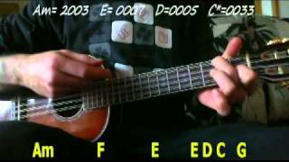11 Easy Songs (Canciones Fáciles con Acordes) - Demo ukelele 8 cuerdas  (8 strings ukulele)