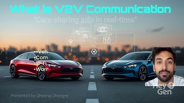 “Vehicle-to-Vehicle (V2V) Communication | How Cars Talk to Each Other | Smart Transportation”