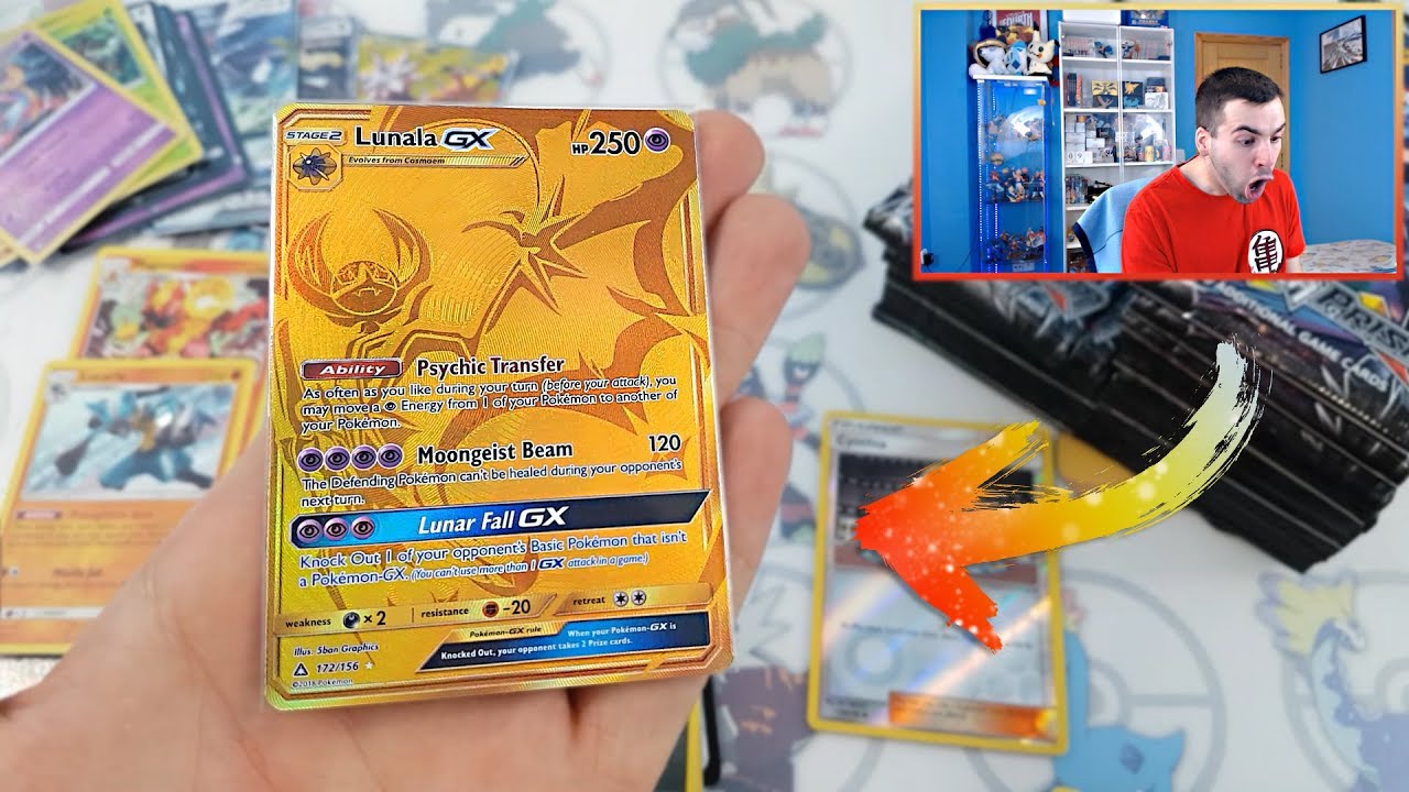 golden lunala pokemon card Lunala ex (Celestial Guardians #238/239, Crown)
