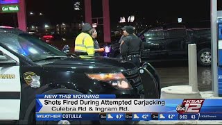 Driver opens fire during carjacking attempt