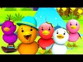 Five little Ducks, Counting Song and Nursery Rhymes for Kids