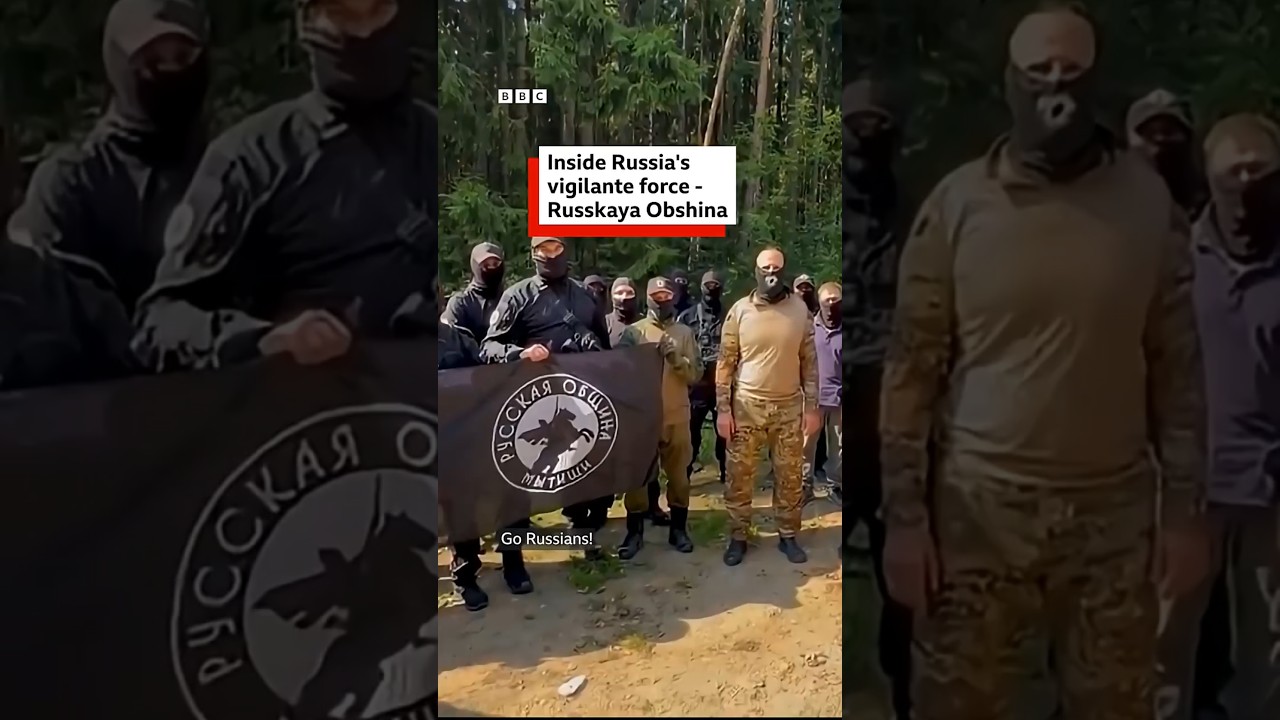 Inside Russia’s pro-Kremlin vigilantes - BBC World Service #shorts
