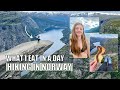 What i eat in a day hiking in norway animalbased diet  trolltunga hike travel vlog