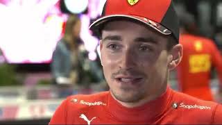 Charles Leclerc Post Qualifying Interview Saudi Arabian GP #Charles Leclerc #Saudi Arabian