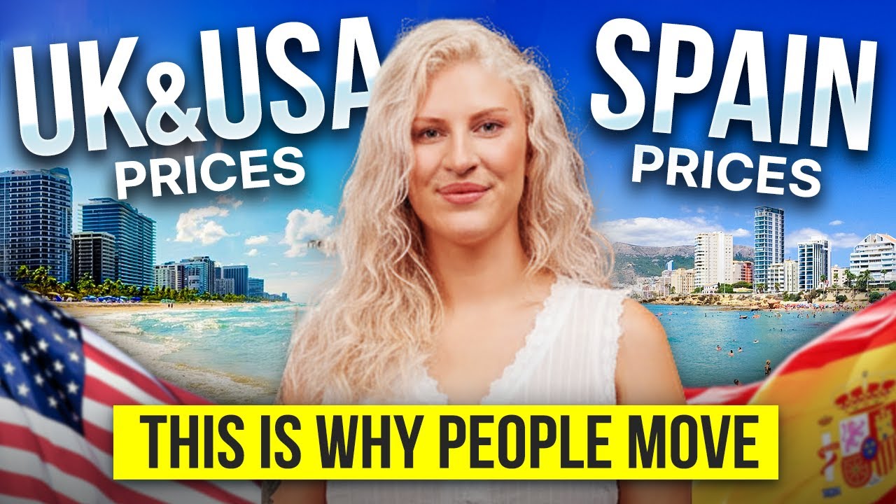 Cost of Living in Spain 🇪🇸 UK vs USA vs Canada (The Real Numbers in ...