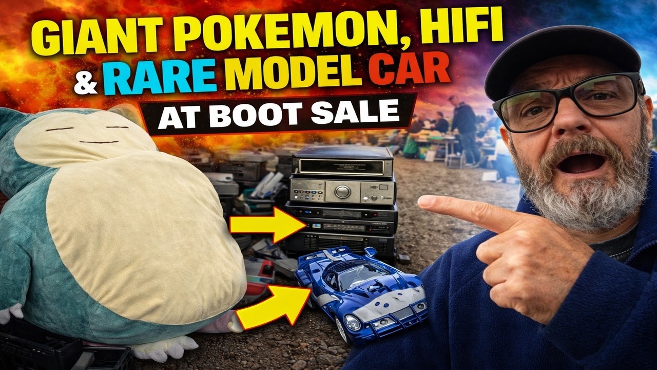 Пожилой мужчина купил гигантского покемона на автомобильной распродаже в Торкси 25.02.2026