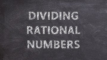 Dividing Rational Numbers