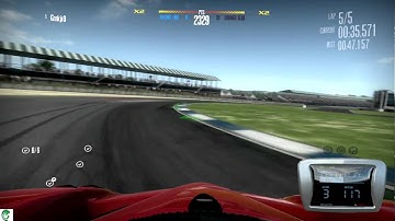 NFS Shift - Silverstone National doing a 46.797 laptime with Zonda R