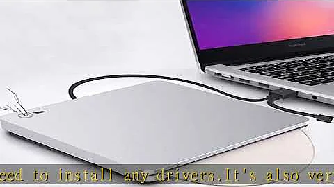 External 3D Blu Ray DVD Drive, USB 3.0 and Type-C Blu Ray CD DVD Drive Player Ultra Slim Slot-in CD