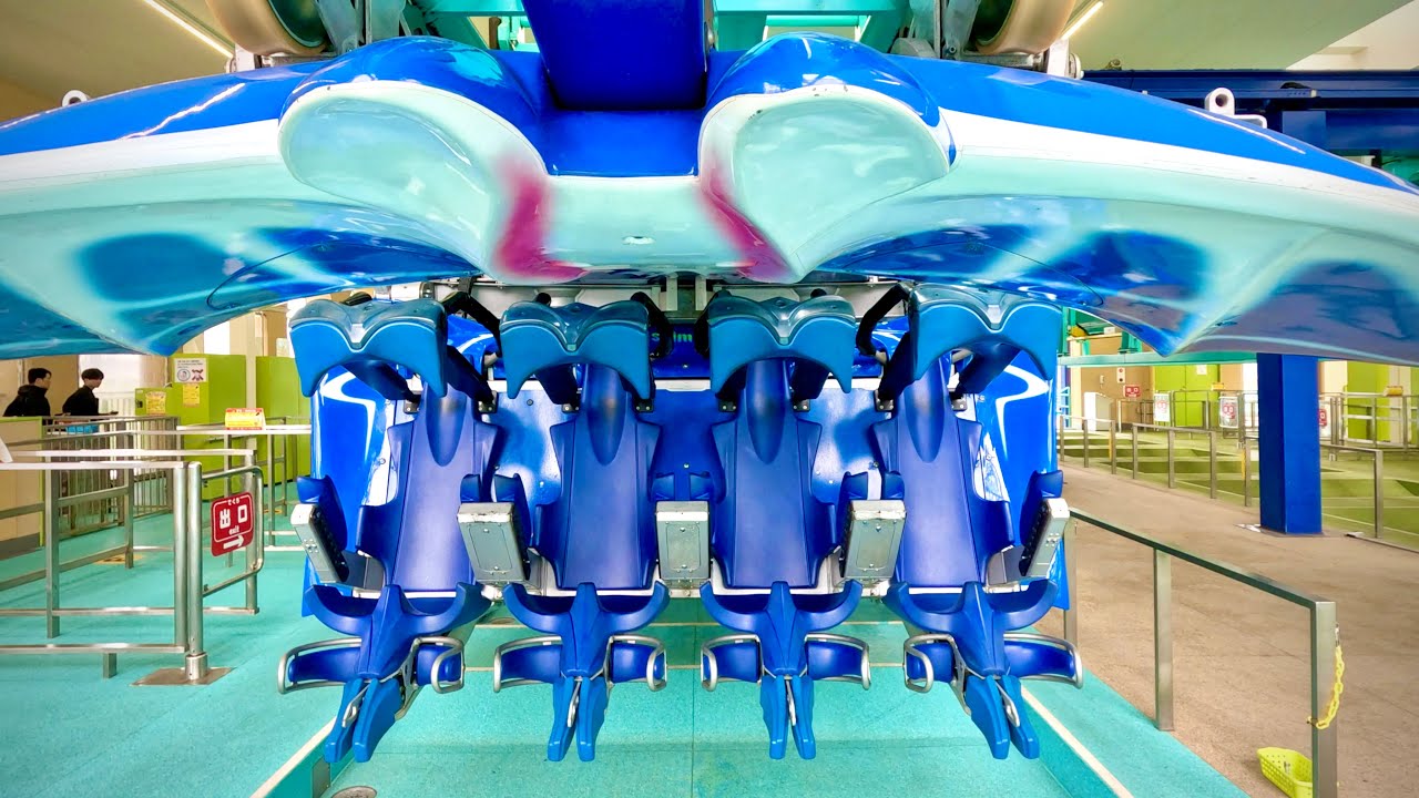 【最新】 フライングコースター アクロバット on-ride POV (乗車映像) 解説付き / ナガシマスパーランド