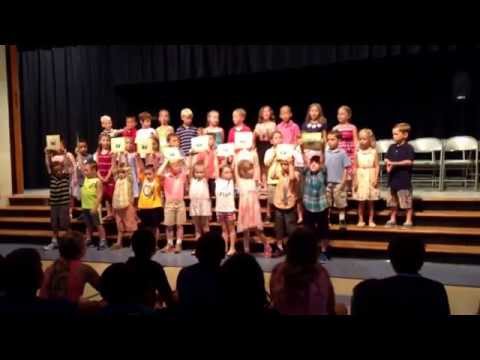 Norrisville Elementary Kindergarten Celebration,Count by 10s,Ben is 100,6/16/2015