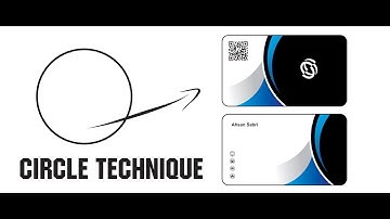 How to Make Business Card Templete With Circle - Tips & Tricks For Experts & Beginners -Ahsans Sabri