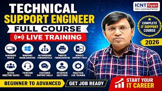 Technical Support Engineer Full Course Live Training 2026 | Beginner to Advanced | IT Support Course