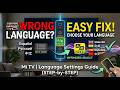 How To Change Language On Mi TV Xiaomi Android TV Language Settings 