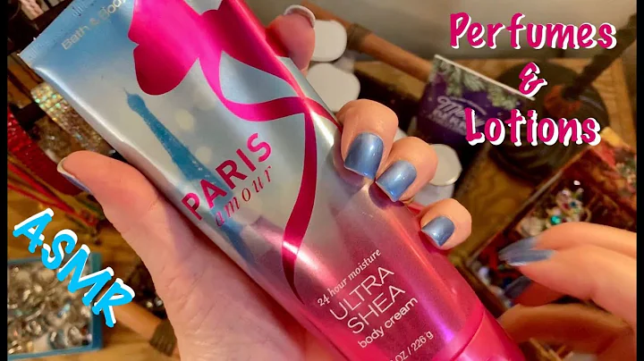 ASMR Request/Perfume & Lotion Rummage (No talking) Lid sounds