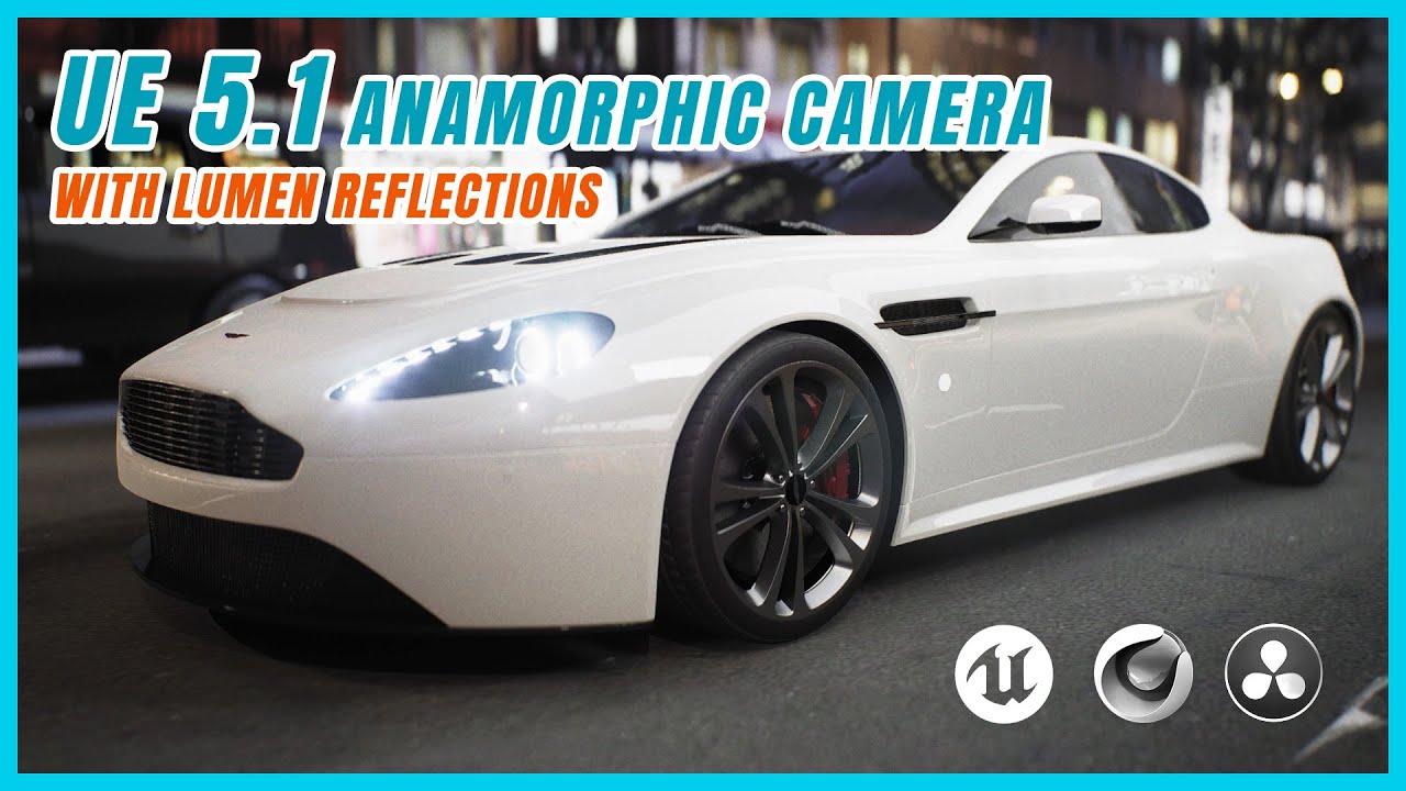 Unreal Engine 5.1: Anamorphic Camera with Lumen Reflections - YouTube