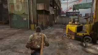 The Last Of Us Remastered - The Quarantine Zone Robert Spotted Cutscene & Docks Combat Sequence