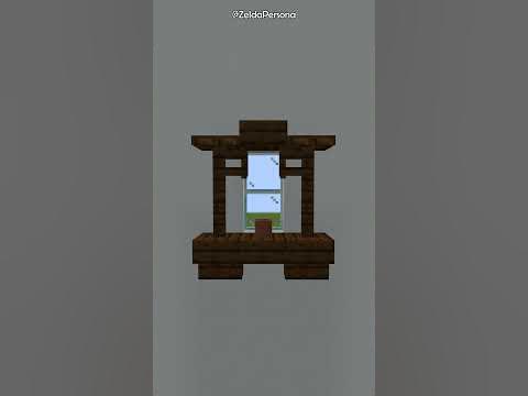 Minecraft | Window Design 1 | Tutorial #shorts #minecraft - YouTube