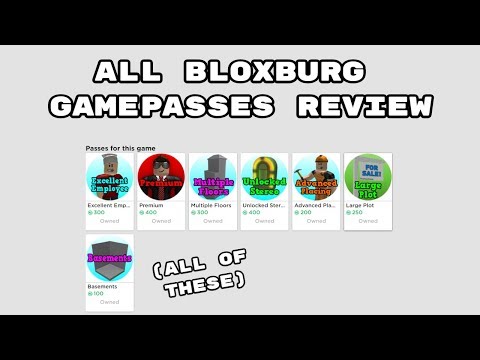 All Bloxburg Gamepasses Review Youtube - testing all roblox bloxburg gamepasses