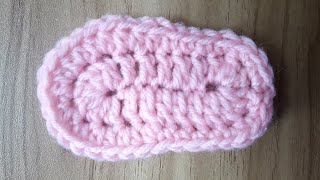 Guide to Crochet shoe sole 03 months / Crochet Baby Shoe Sole