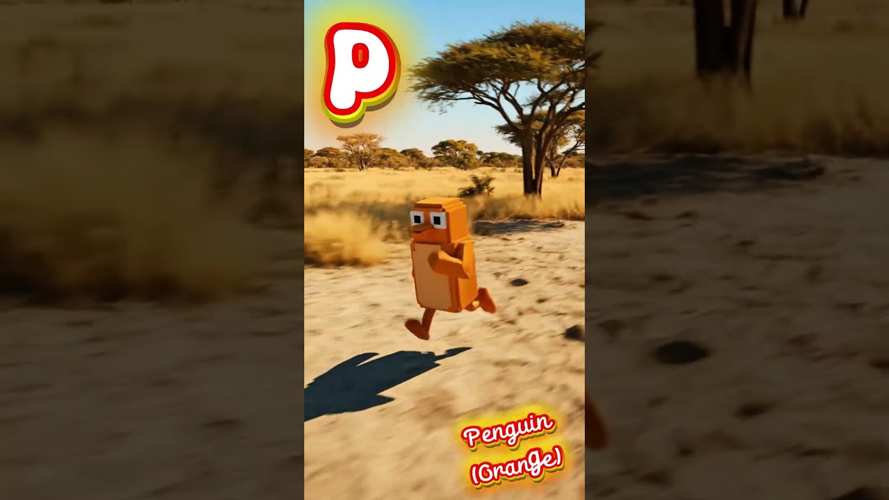 Colorful Minecraft Animals ABC Song (MNOP) 