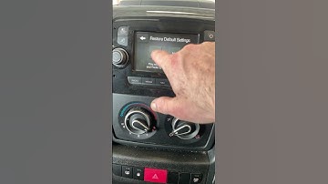 Citroen Relay - How to Factory Reset