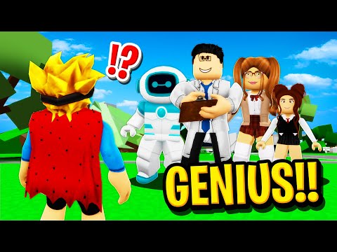 I Got ADOPTED by a SUPER-GENIUS Family in Roblox BROOKHAVEN RP!!
