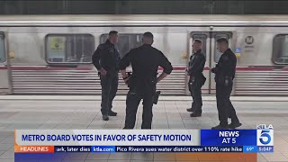 Surge of police officers will patrol L.A. Metro vehicles amid increase in violence