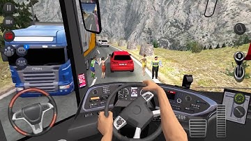 Mountain Coach Bus New Adventure 🚍👮 Bus Simulator : Ultimate Multiplayer! Bus Wheels Games Android