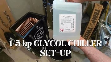 Setting up my Ss Brewtech 1/5hp Glycol Chiller w/ Temp Twister, Brewtools glycol lines