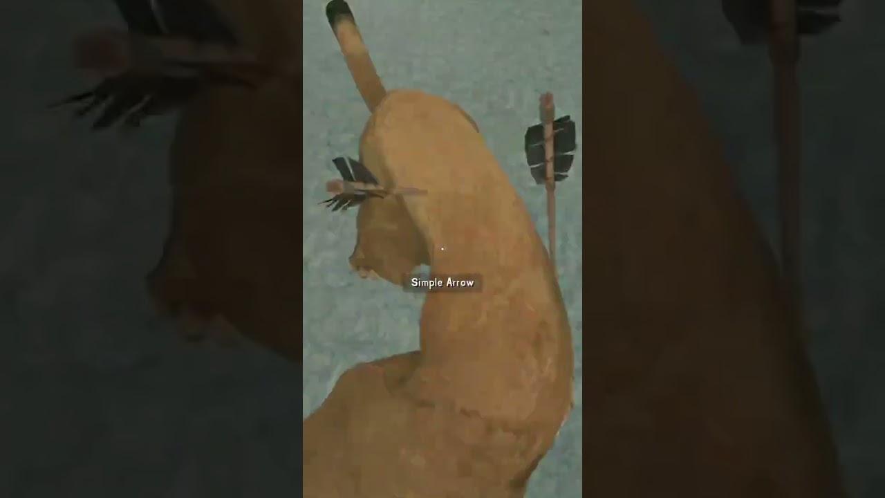 I got leg rubs from a cougar in The Long Dark 