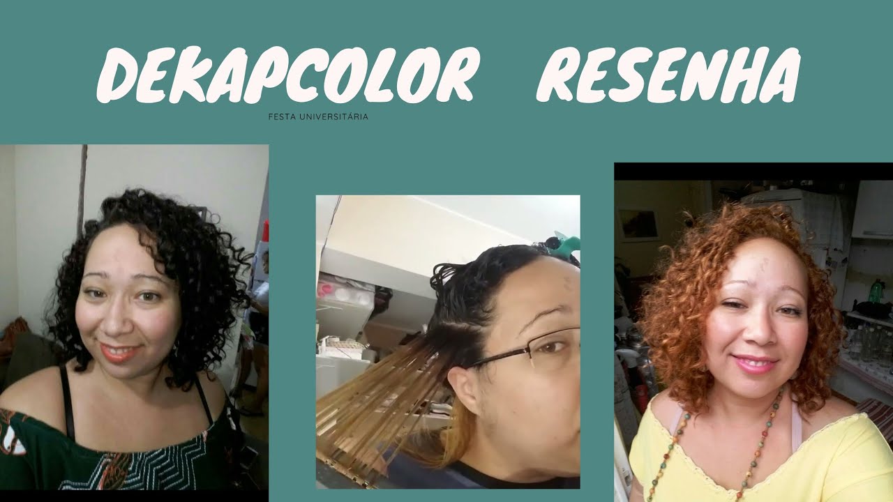 TIRANDO O PRETO DO CABELO COM DEKAPCOLOR [COMO FUNCIONA] {MINHAS ...