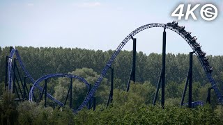 Goliath, Walibi Holland NO COPYRIGHT 4K offride POV