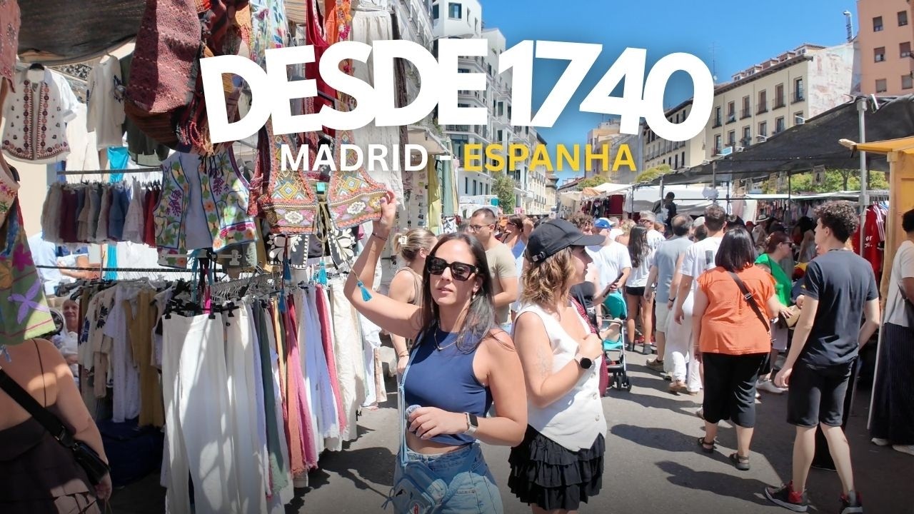 Plano de Domingo em Madrid | EL RASTRO a feira de antiguidades de Madrid