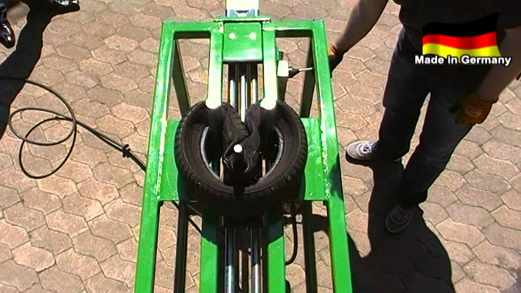 Reifenpackmaschine, Altreifen-Tripler