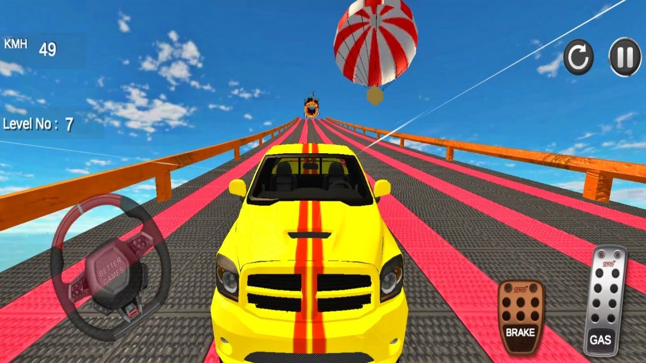 Driving School Car Games - New Yellow Truck Drive Stunt Mode - Android Sim Games