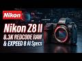 Nikon Z8 II Leaks: 8.3K REDCODE RAW &amp; Expeed 8 AI Specs!